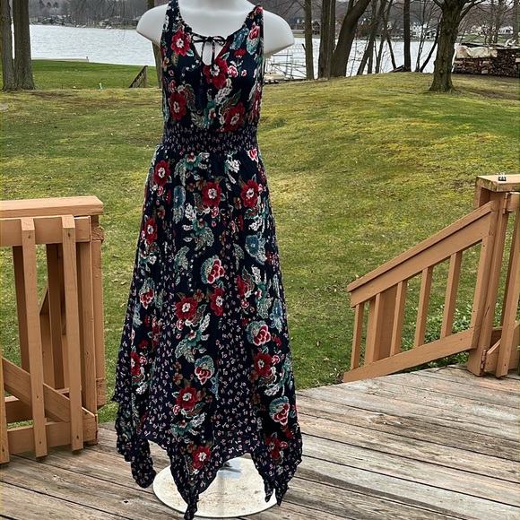 Bila boho flowy maxi dress M-L - Picture 1 of 12